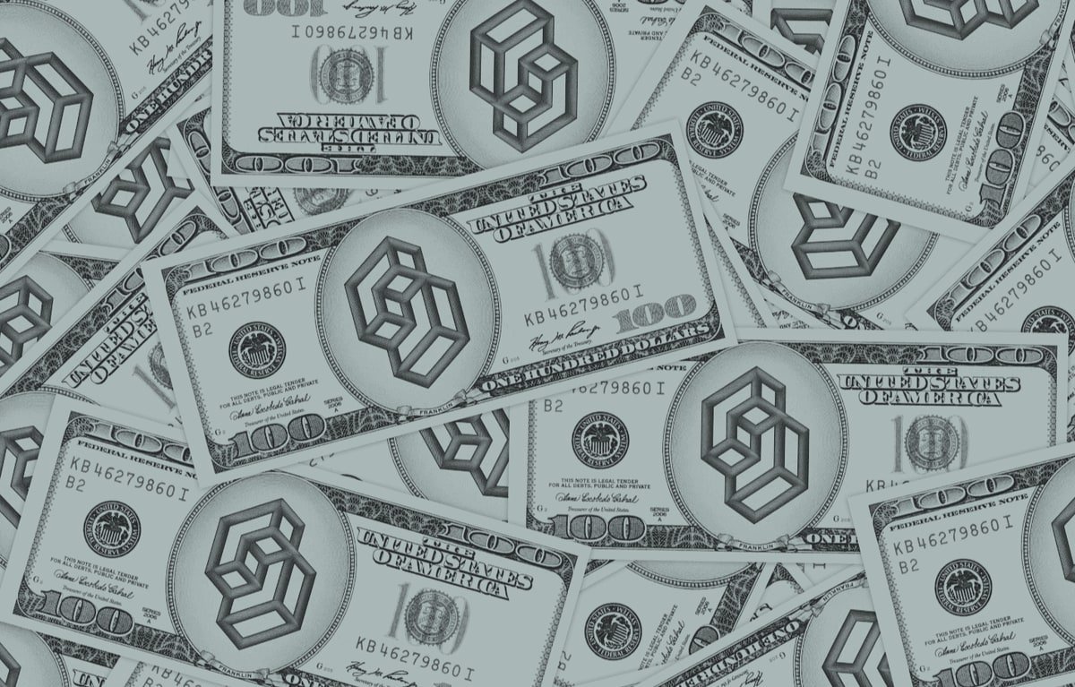 Visuel d’introduction de l’annonce TypeSafe : des billets de dollars portant le symbole de TypeSafe.